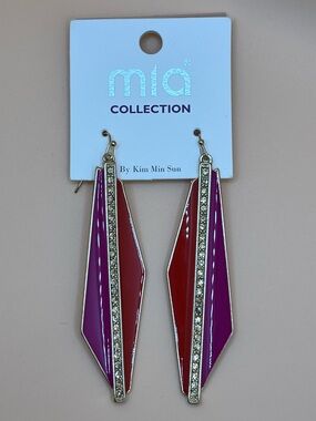 Mia Collection Fashion Dangle Earrings New